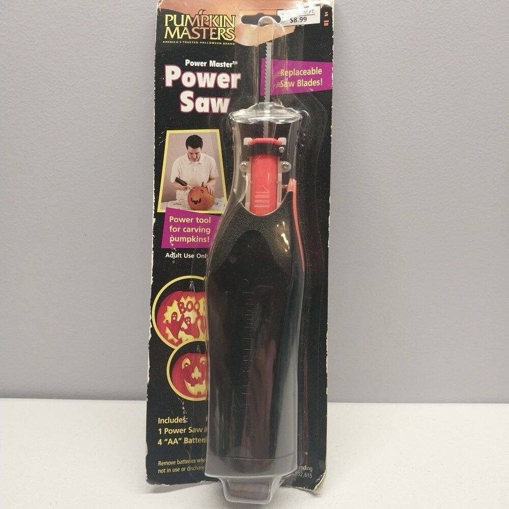 Pumpkin Masters Power Master Power Saw PM05 Battery Operated NOS Sealed 2005